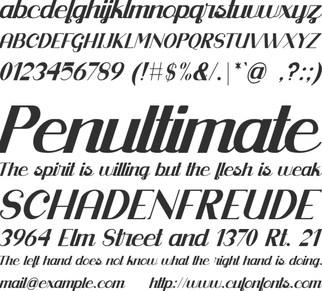Lalytta font preview