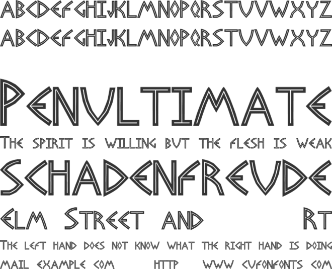 Basileus font preview