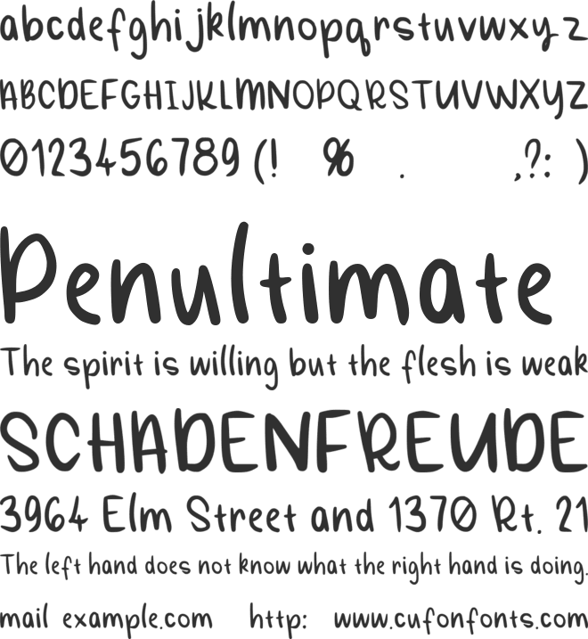 Poopy V2 font preview