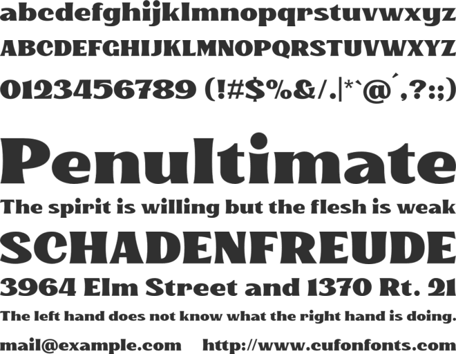Kinsale Display font preview