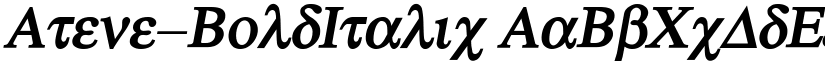 Atene-BoldItalic font