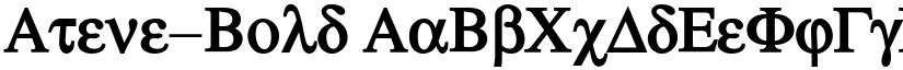 Atene-Bold font