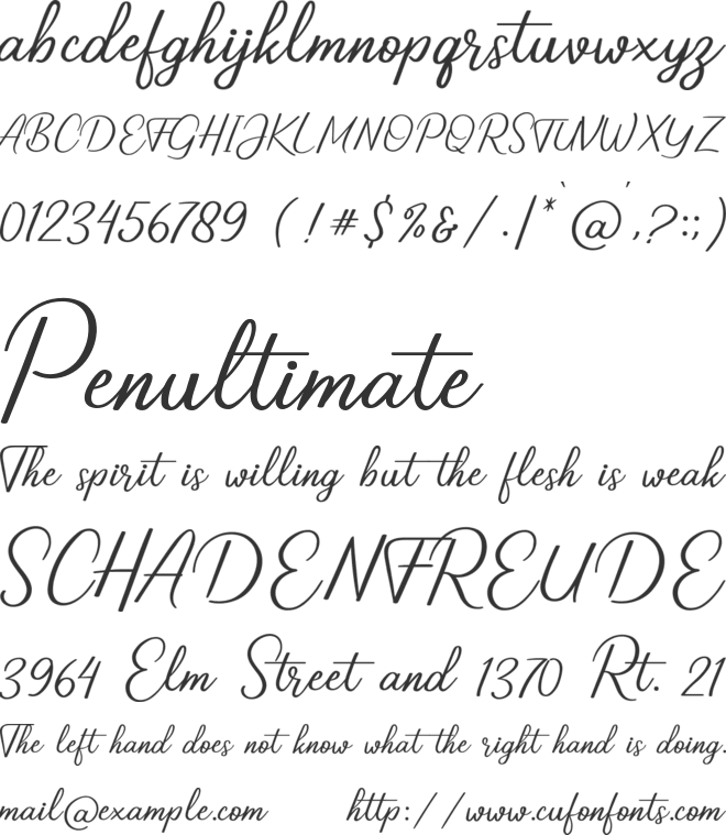 Carolisa font preview