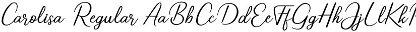 Carolisa font download