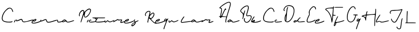 Cinema Pictures Regular font