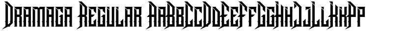 Dramaga Regular font