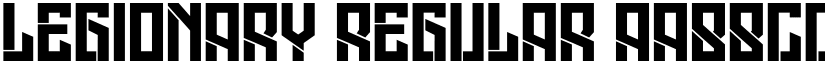 Legionary Regular font
