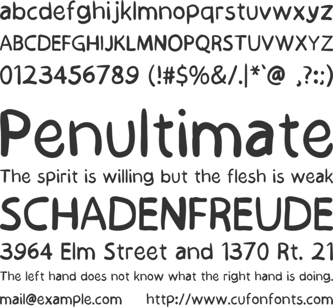 melunasi-v2 font preview