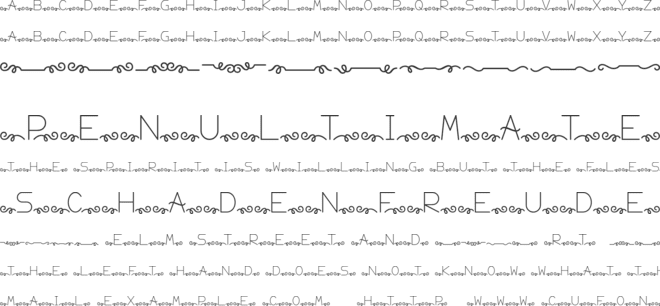 meniko font preview