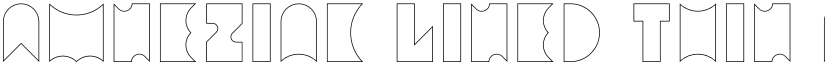 Amneziak Lined Thin font