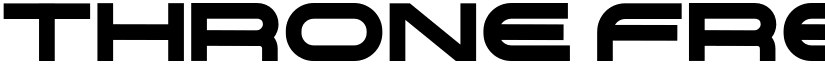 THRONE FREE Regular font