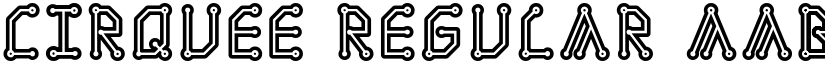 Cirquee Regular font