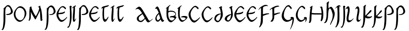 PompejiPetit font