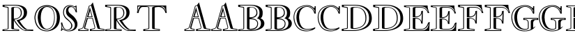 Rosart font