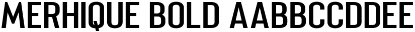 Merhique Bold font