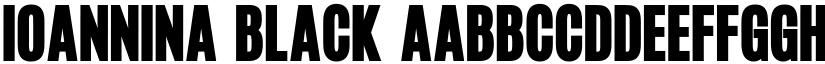 Ioannina Black font
