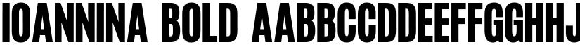 Ioannina Bold font