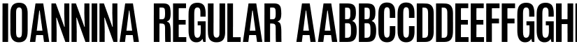 Ioannina Regular font