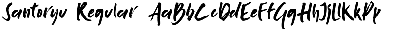 Santoryu font download