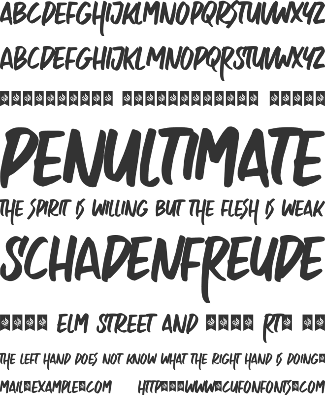 Rosheila font preview