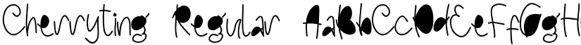 Cherryting Regular font