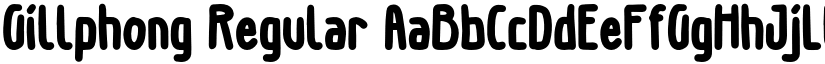 Gillphong Regular font