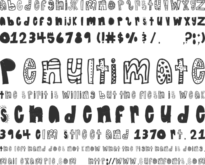 CreationStation font preview