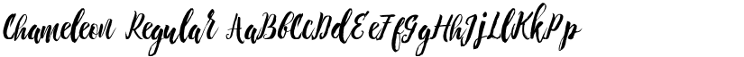 Chameleon font download