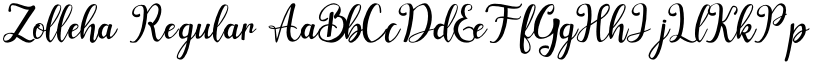 Zolleha font download