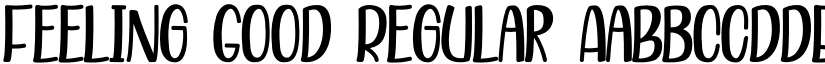 Feeling Good Regular font