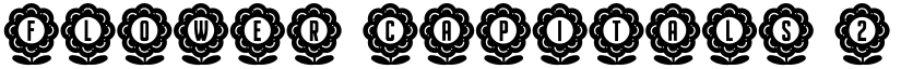 Flower Capitals 2 Regular font
