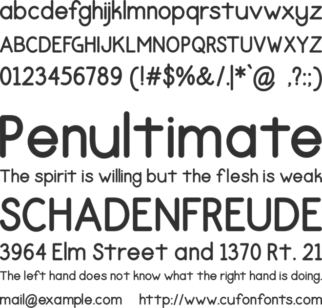 Love Amsterdam Sans Filled font preview