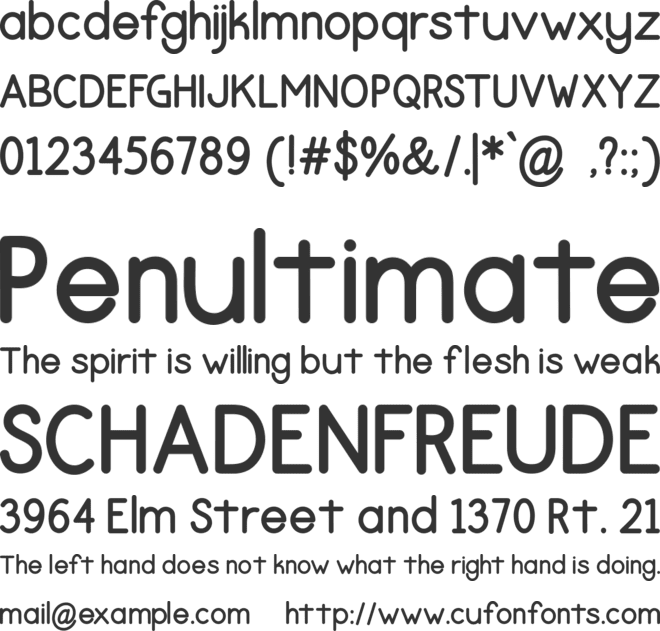 Love Amsterdam Sans Filled font preview