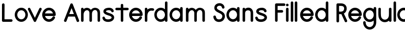 Love Amsterdam Sans Filled Regular font