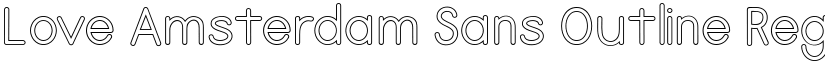 Love Amsterdam Sans Outline Regular font