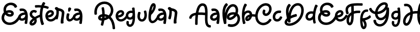 Easteria Regular font