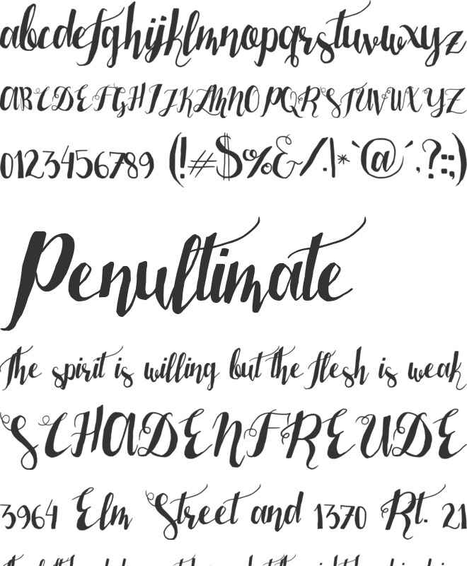 LaserMetal font preview