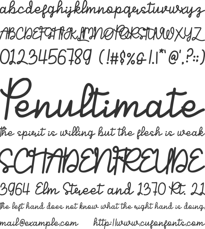 Sinttesy font preview