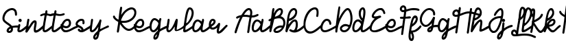 Sinttesy Regular font