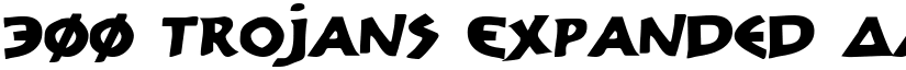 300 Trojans Expanded font