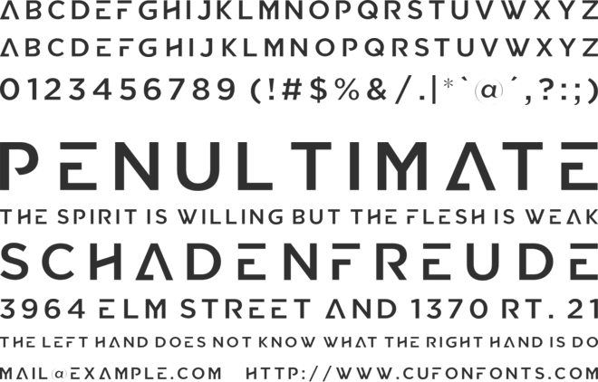 BabaPro font preview