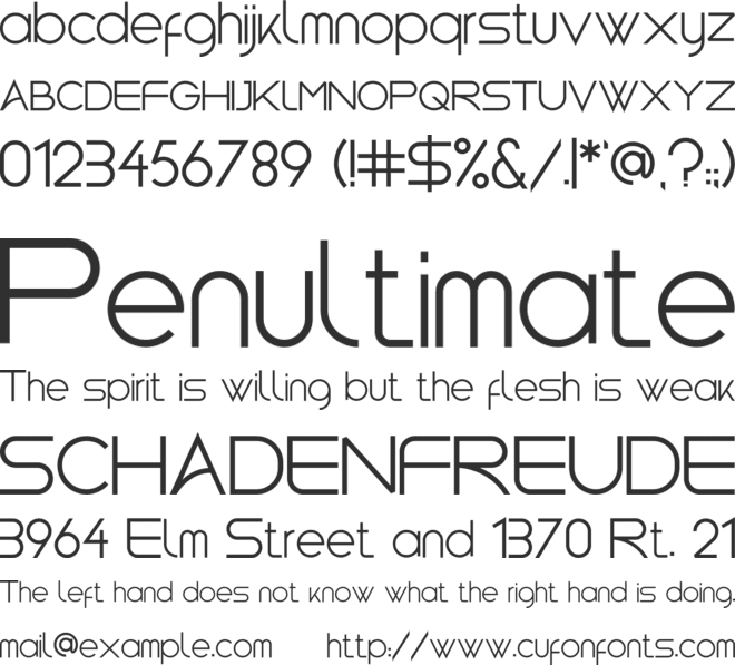Roto Font font preview