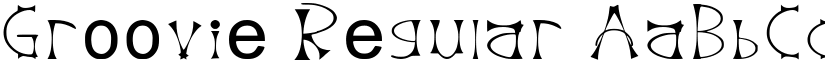 Groovie Regular font