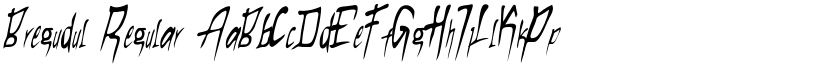 Bregudul font download