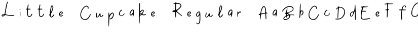 Little Cupcake Regular font