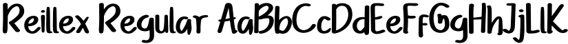 Reillex Regular font
