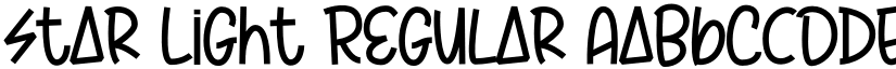 Star Light Regular font