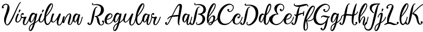 Virgiluna Regular font