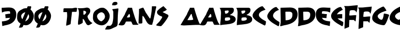 300 Trojans font