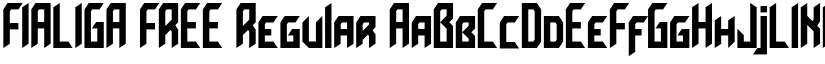 FIALIGA FREE Regular font
